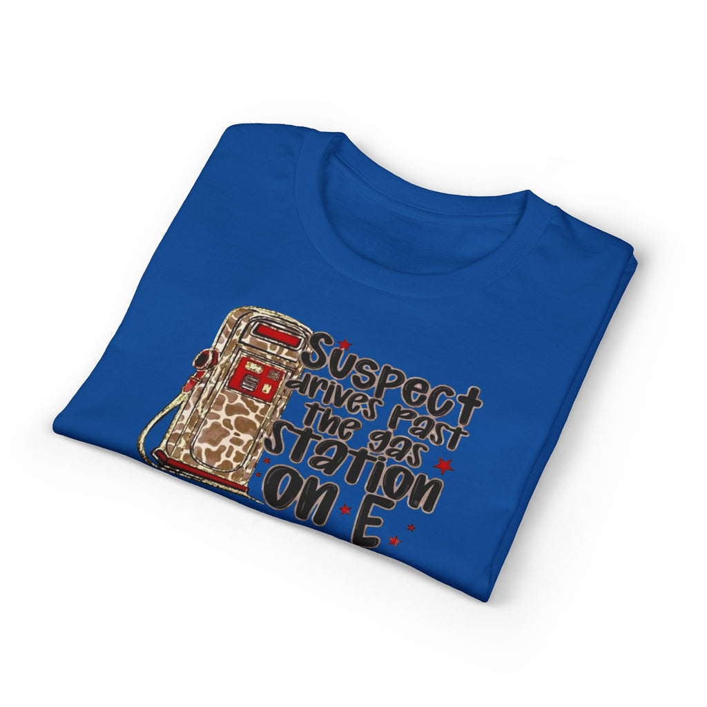 Suspect Drives on E unisex T-Shirt