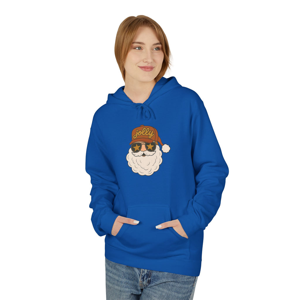 Jolly Santa Fleece Hoodie