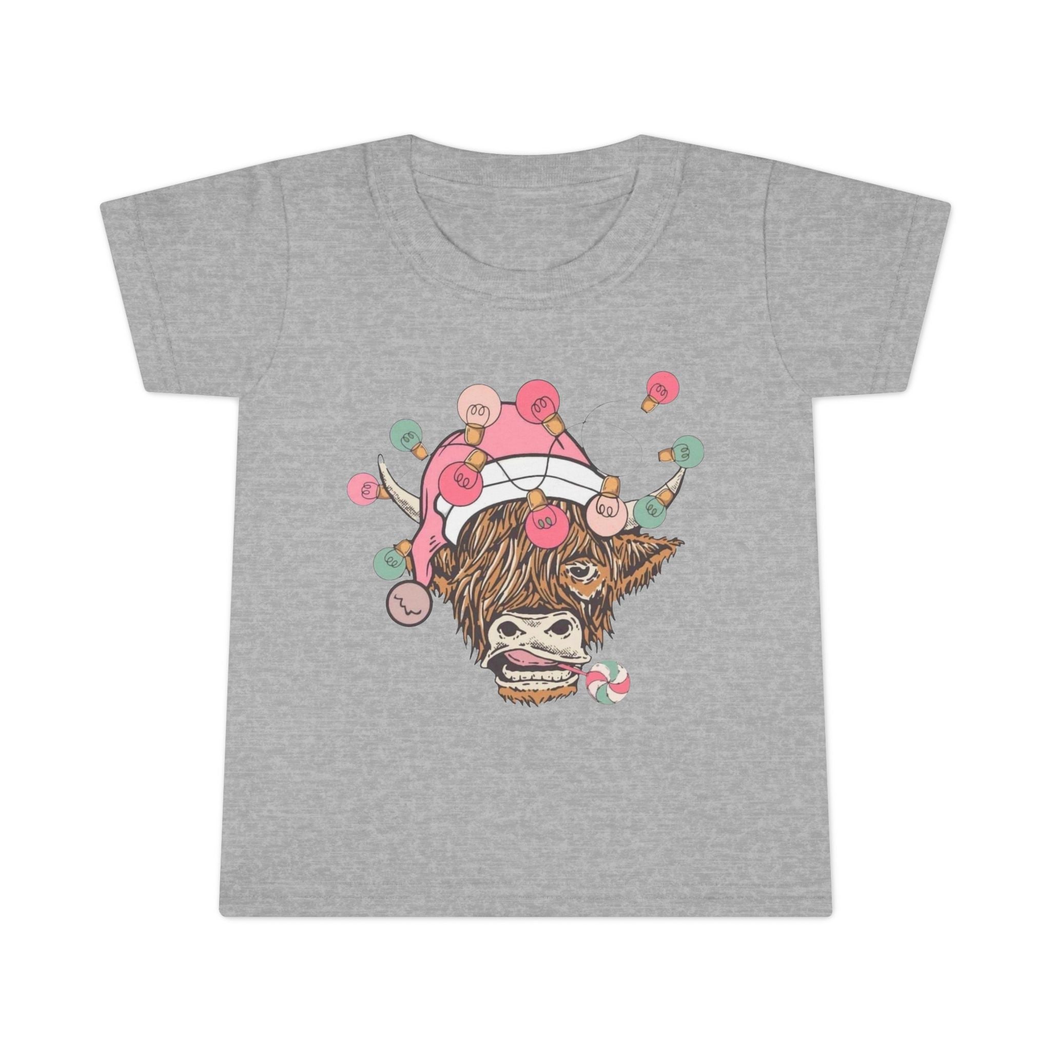 Christmas Cow Toddler T-Shirt