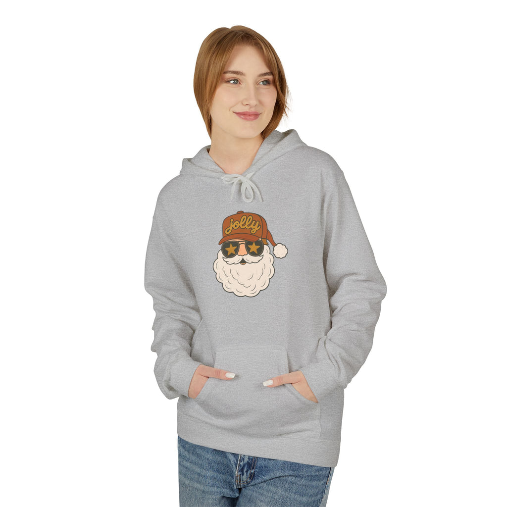 Jolly Santa Fleece Hoodie
