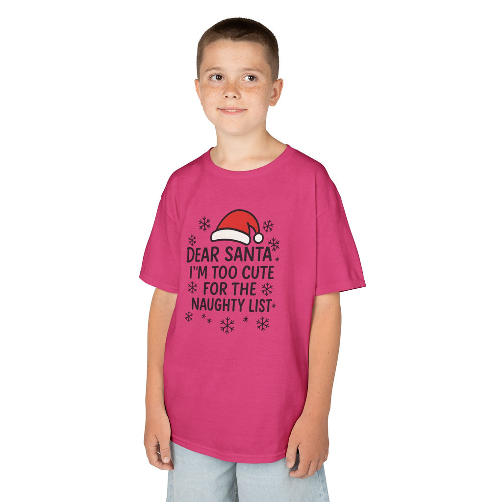 I’m too Cute for the Naughty List Kids Tee