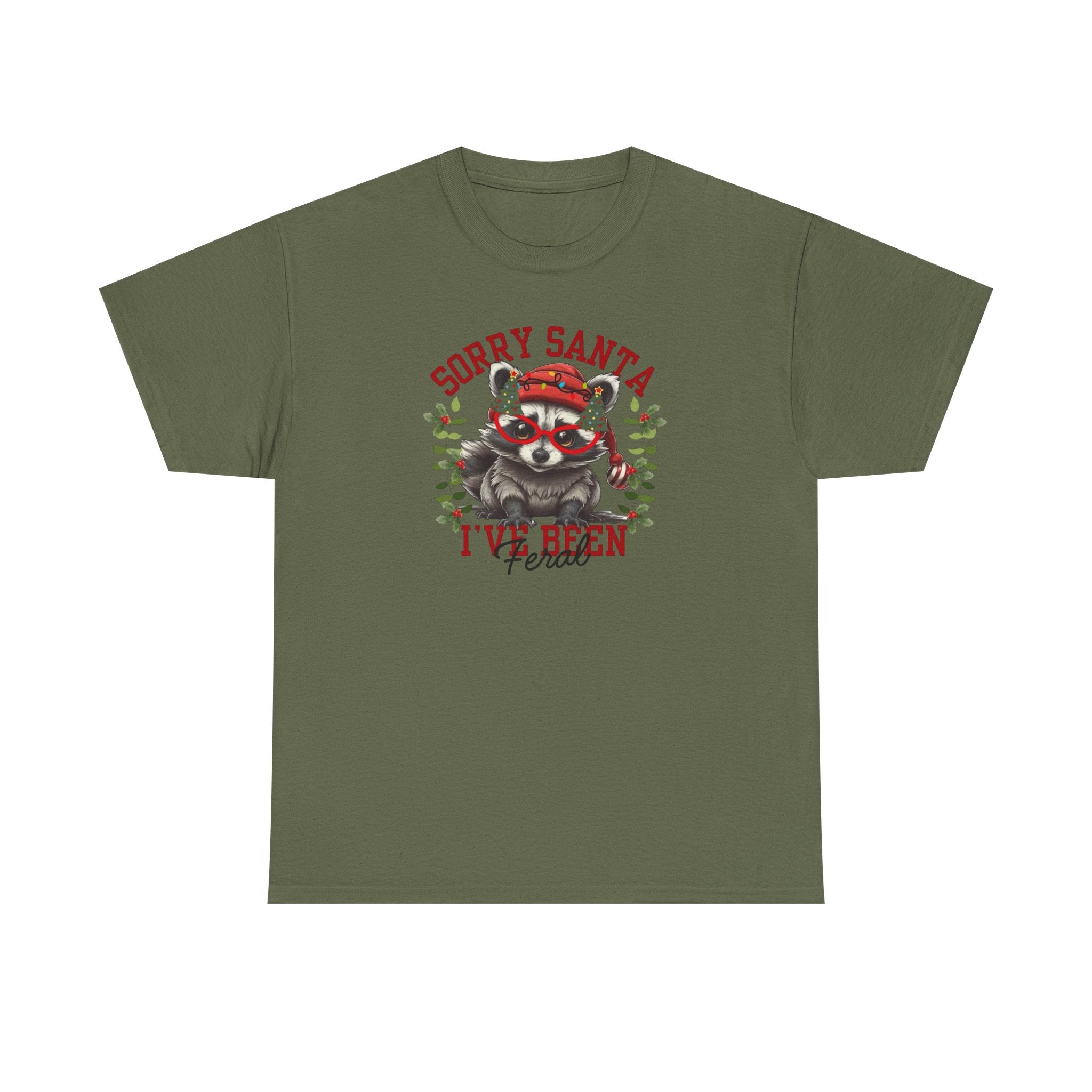 Sorry Santa I’ve Been Feral Gildan T-Shirt