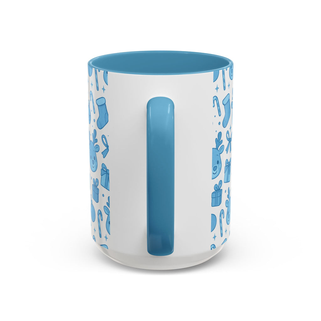 Cute Blue Christmas Mug