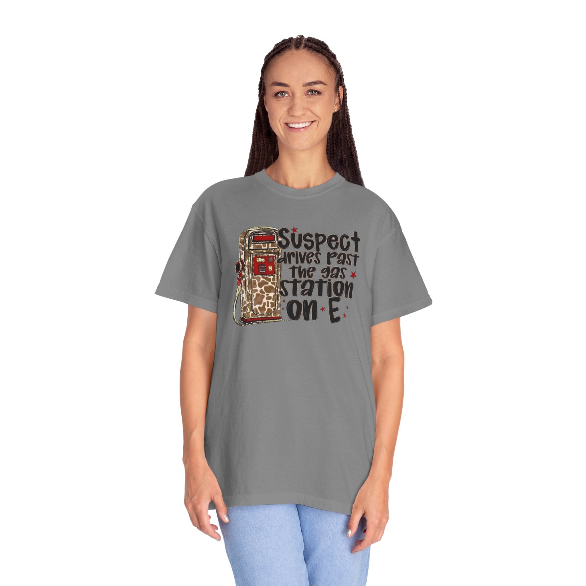 Suspect Drives on E Unisex T-Shirt