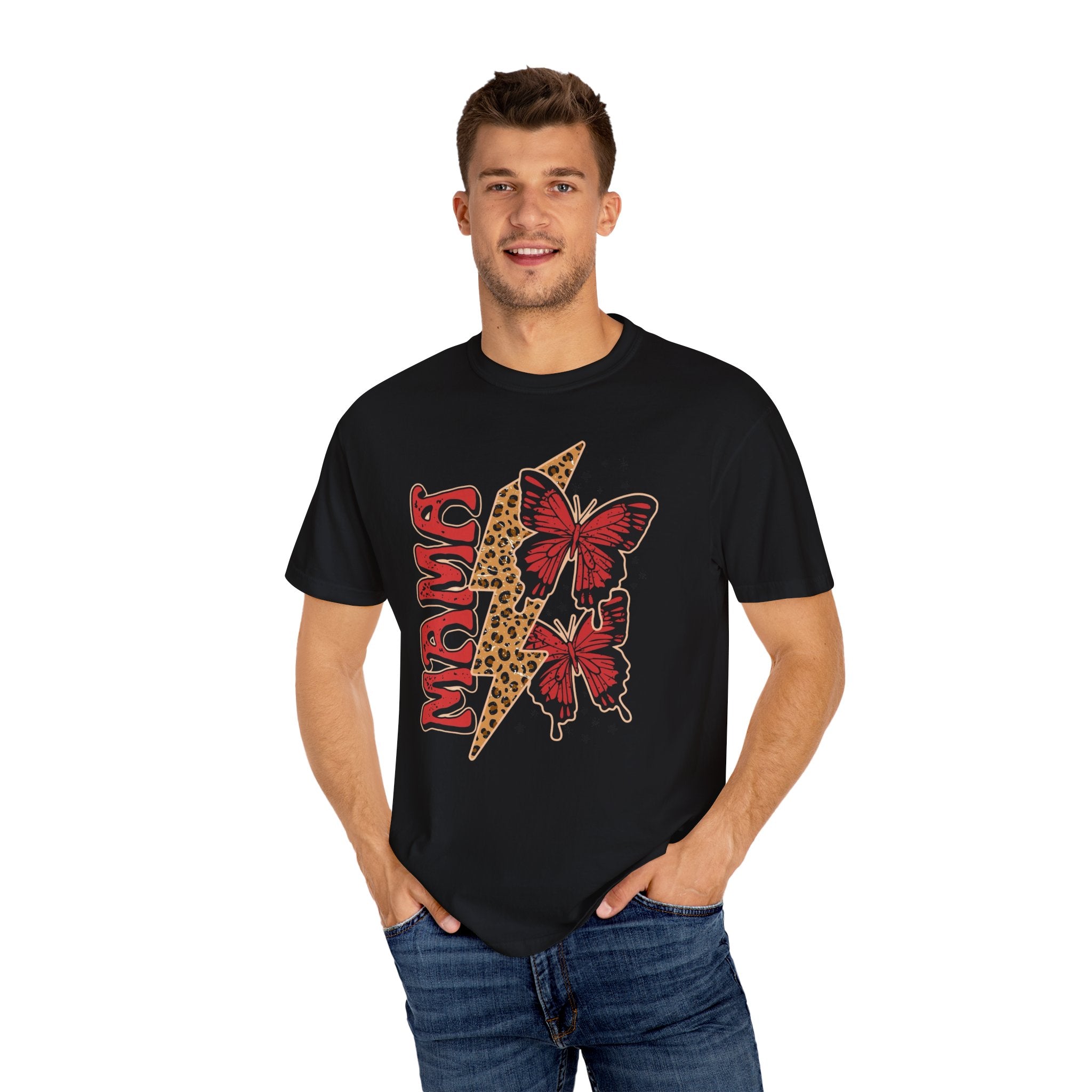 Cheetah Butterfly Mama Unisex T-Shirt