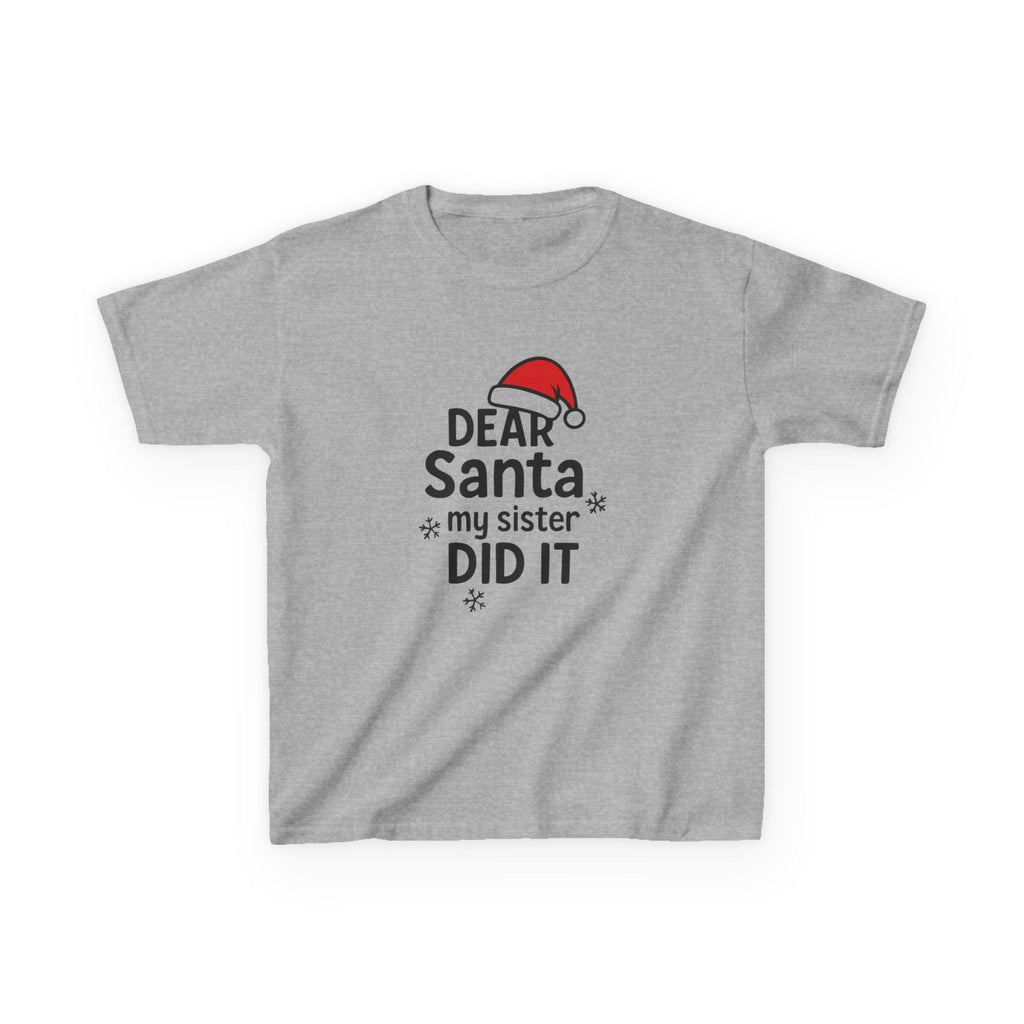 My Sister Did It Kids Tee