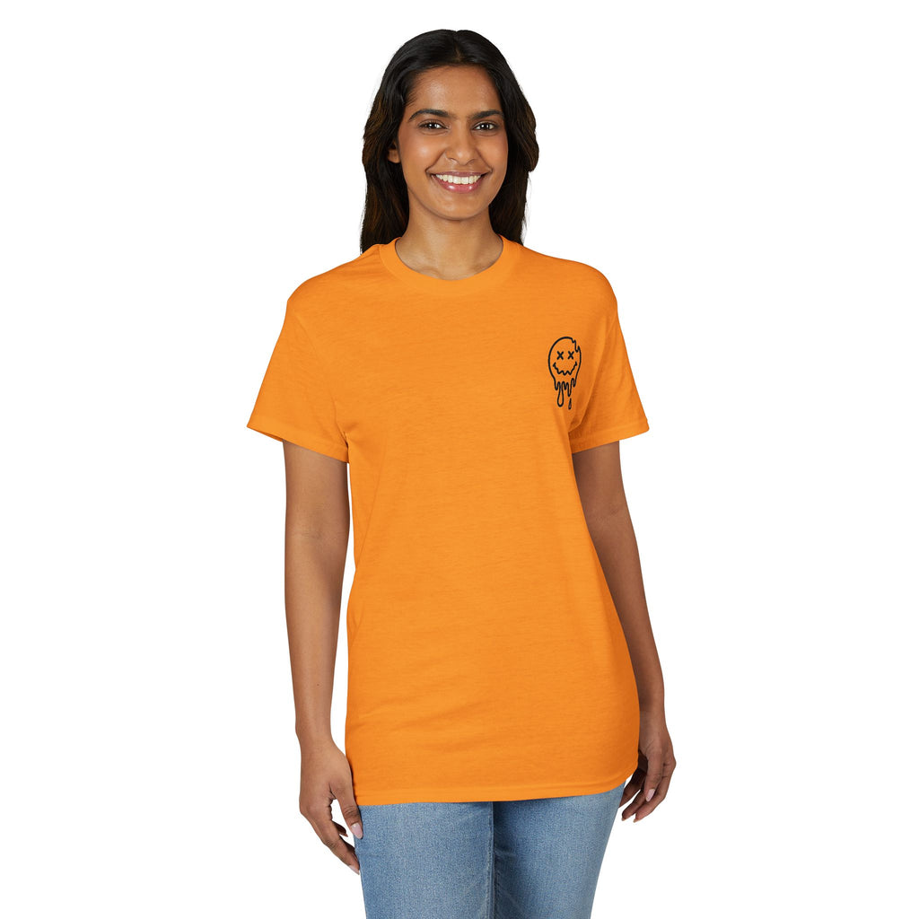 Smiley Overstimulated Moms Club Gildan unisex T-Shirt