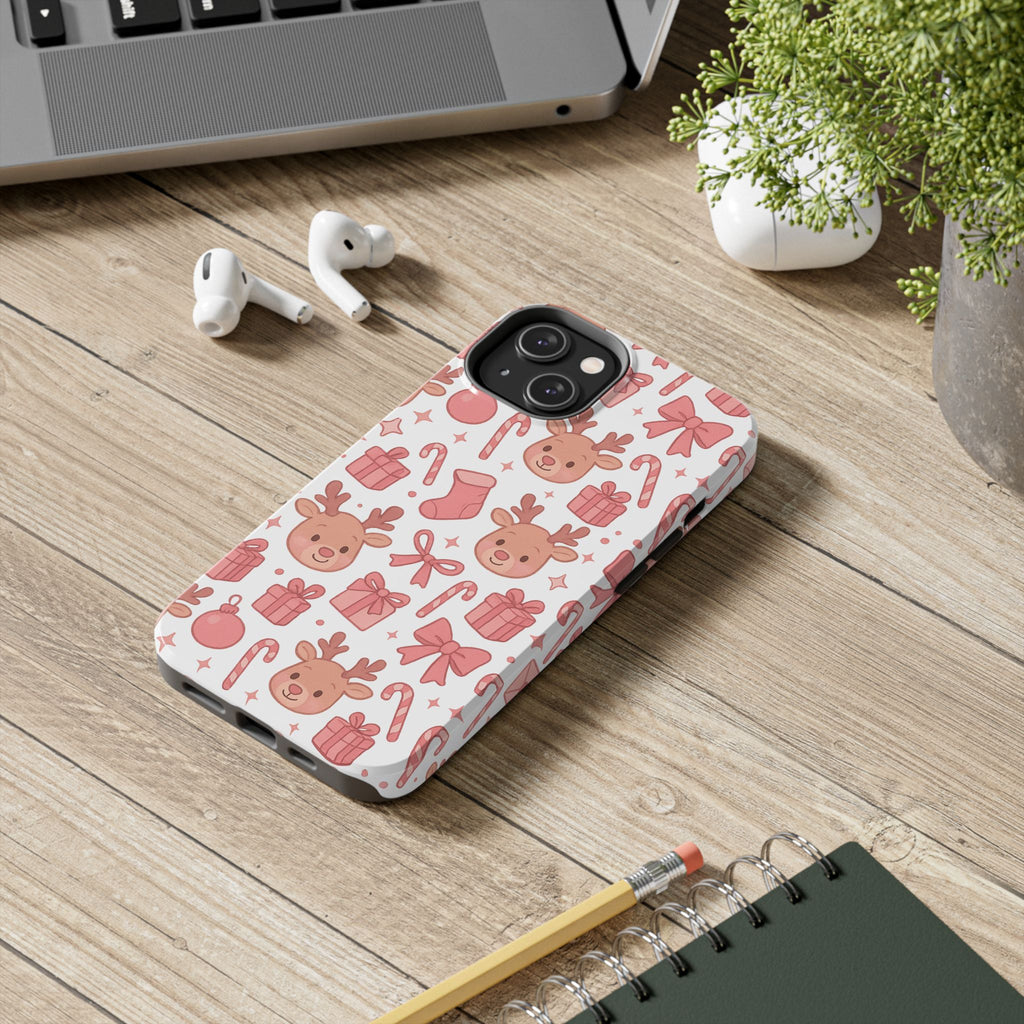 Cute Pink Christmas Phone Case