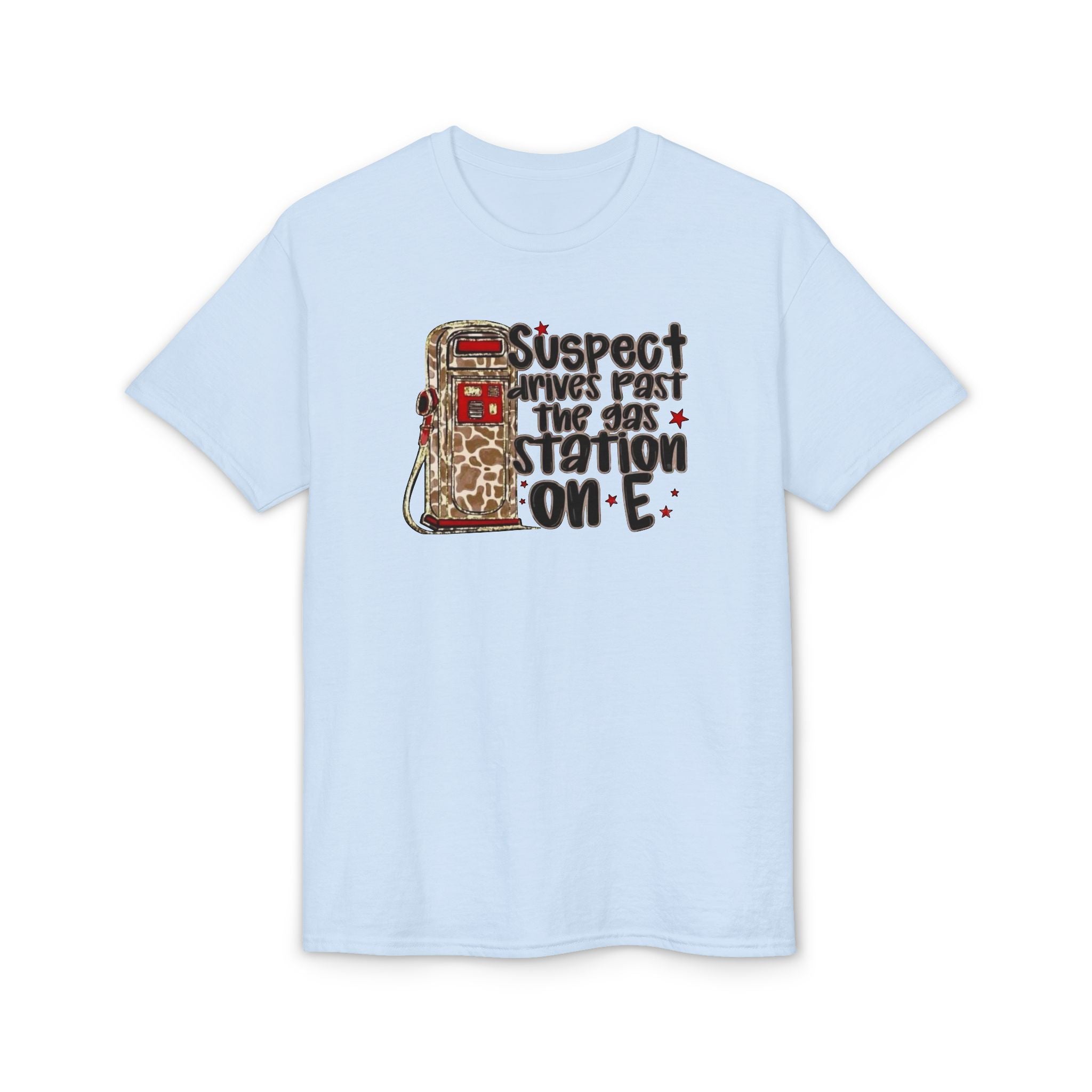 Suspect Drives on E unisex T-Shirt