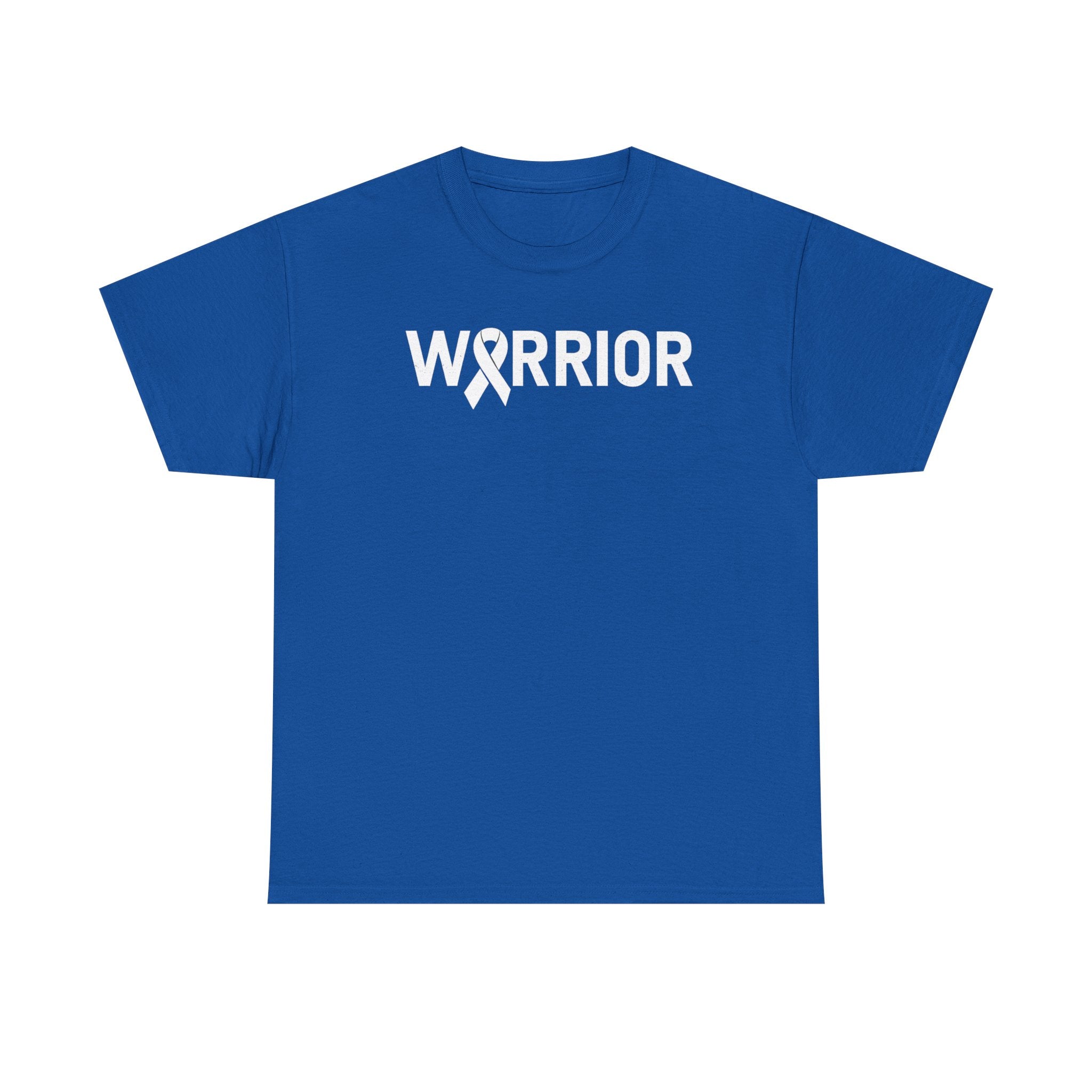White Ribbon Warrior Unisex Gildan T-Shirt