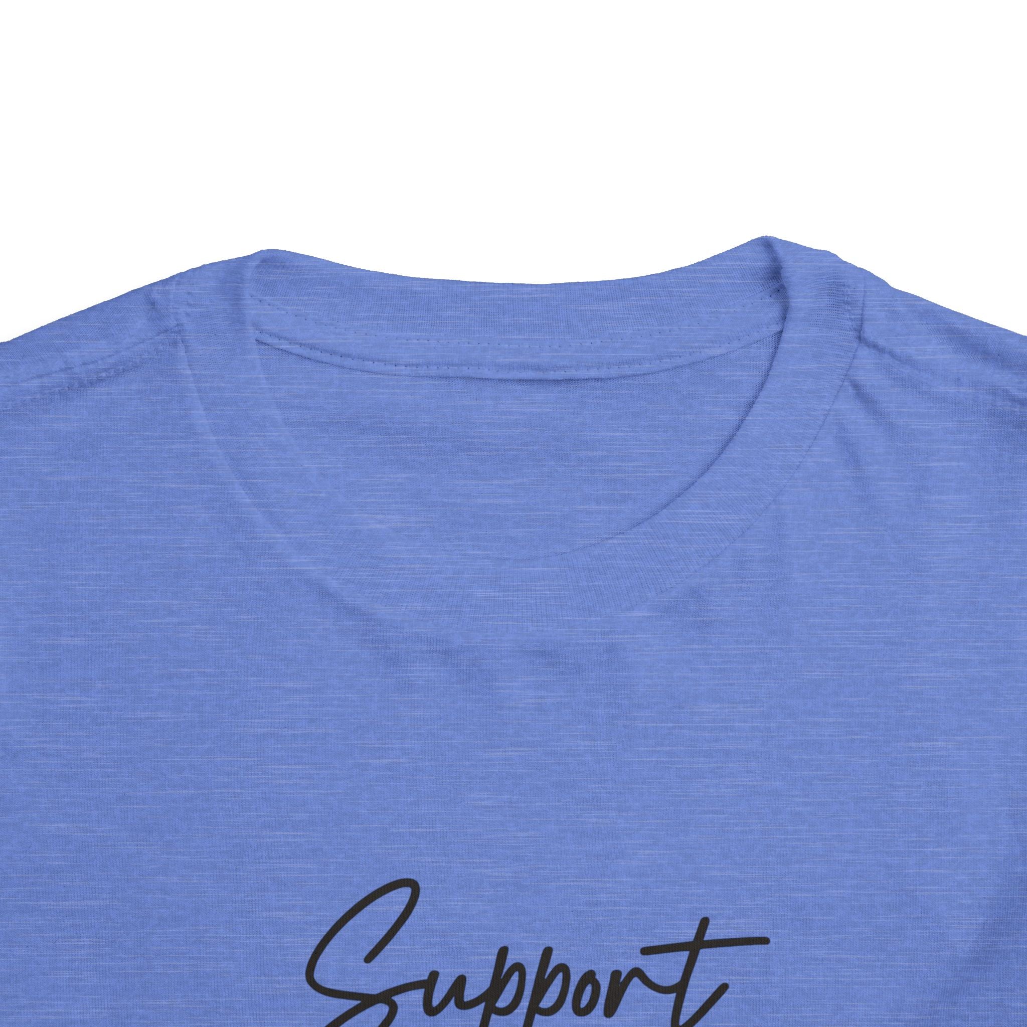 White Ribbon Support Toddler Tee