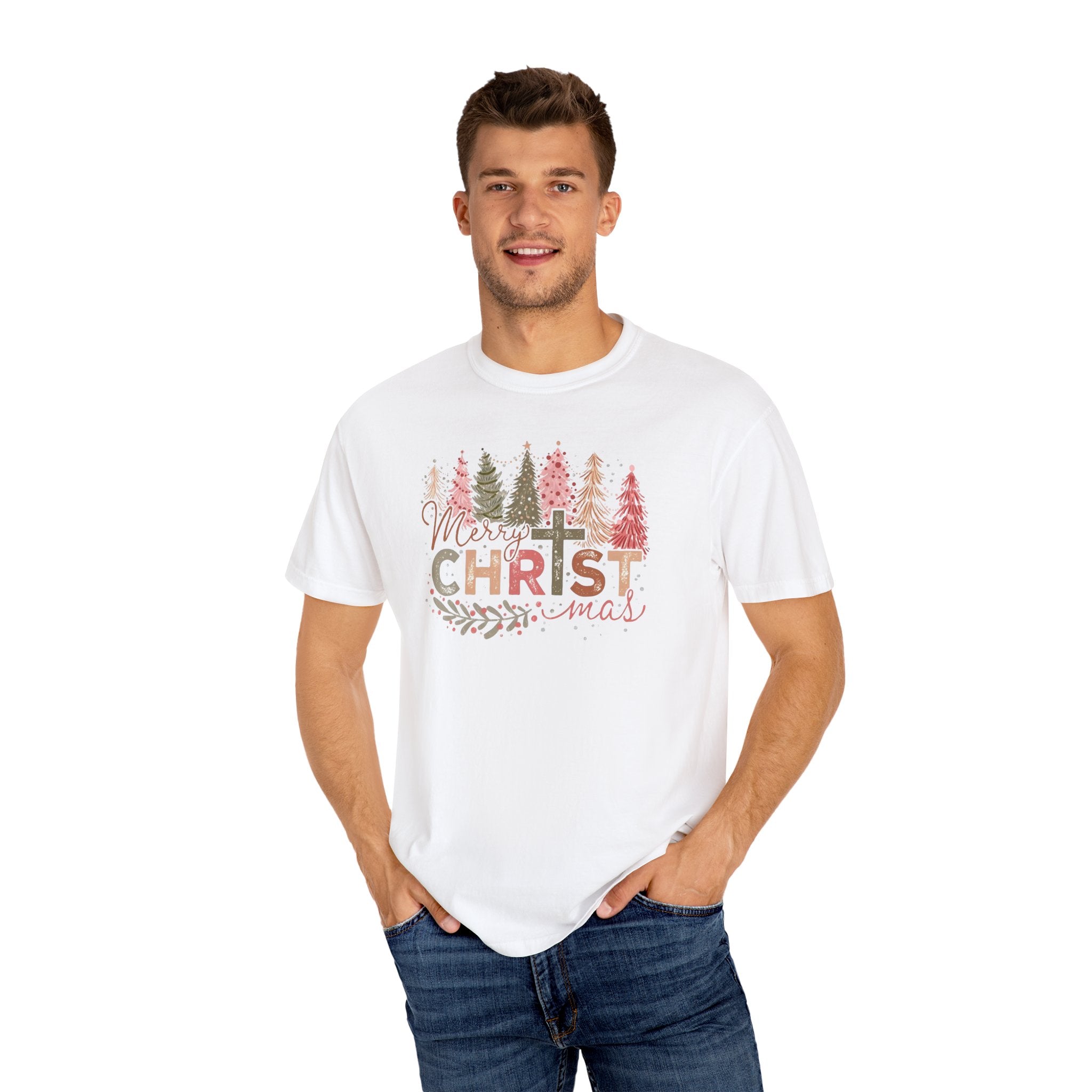 Merry Christmas Cross Unisex T-Shirt