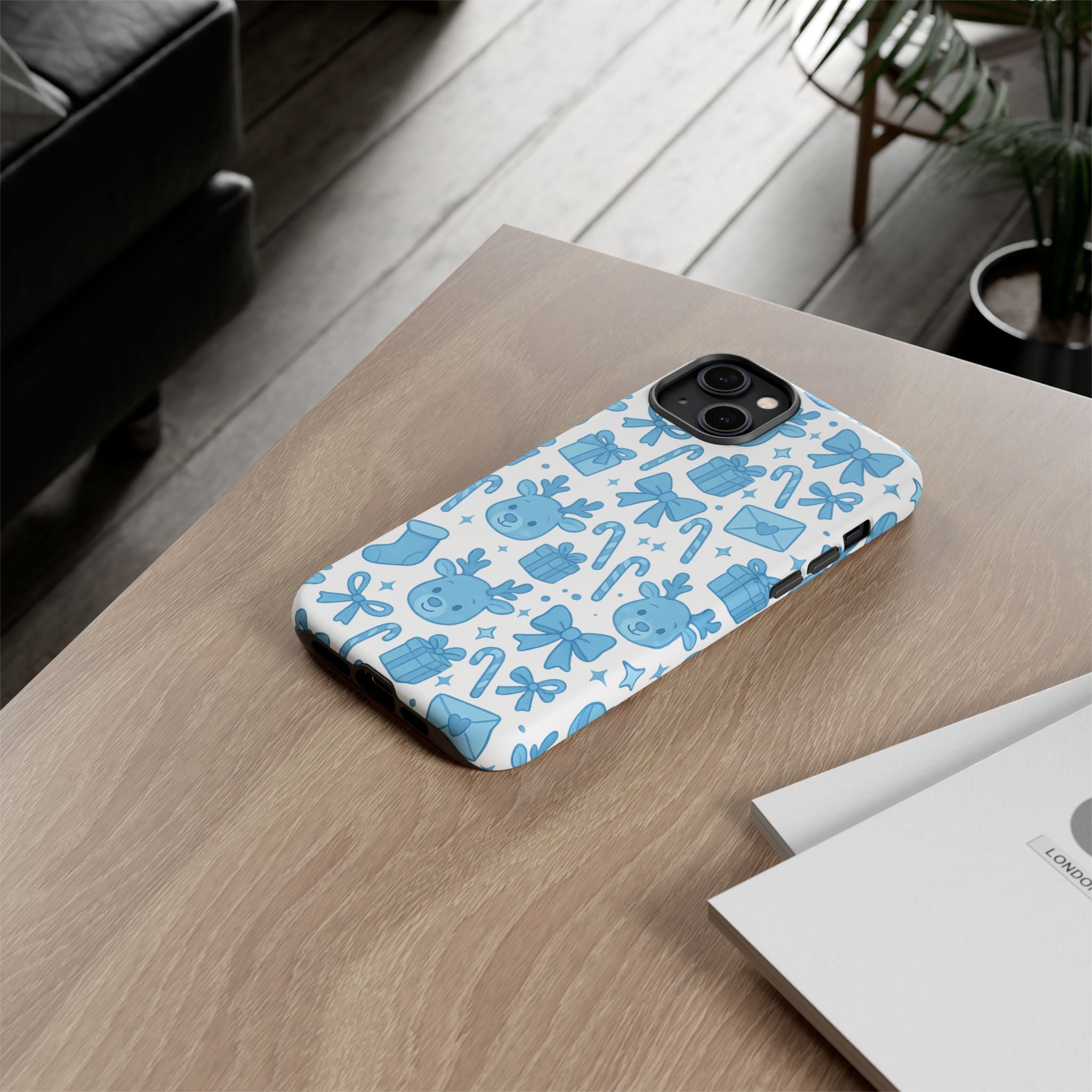 Cute Blue Christmas Phone Case