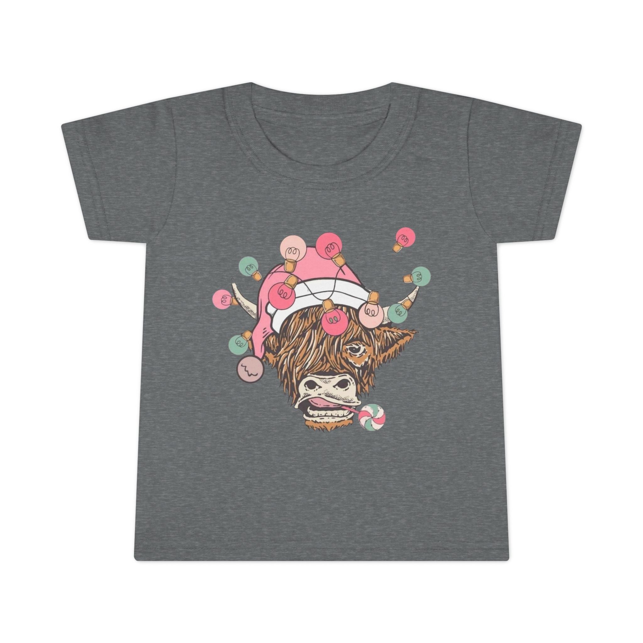 Christmas Cow Toddler T-Shirt