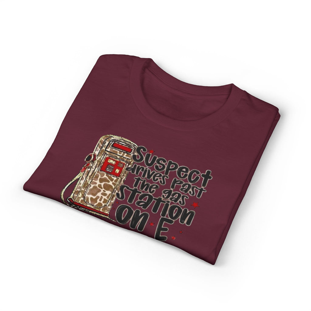 Suspect Drives on E unisex T-Shirt