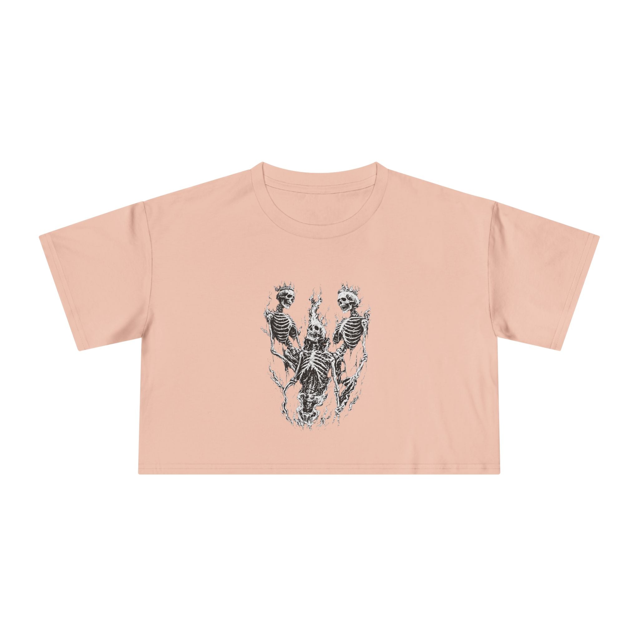 Crop Tee – Skeletons
