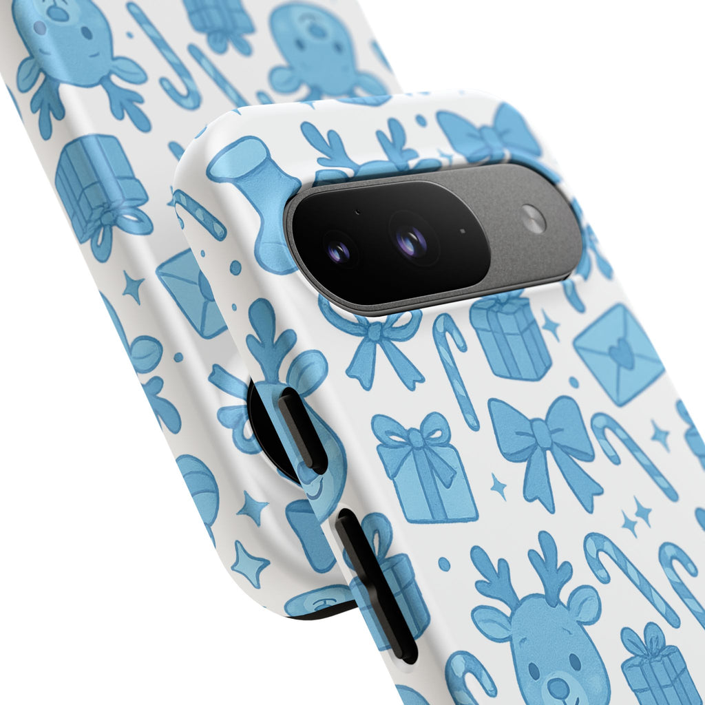 Cute Blue Christmas Phone Case