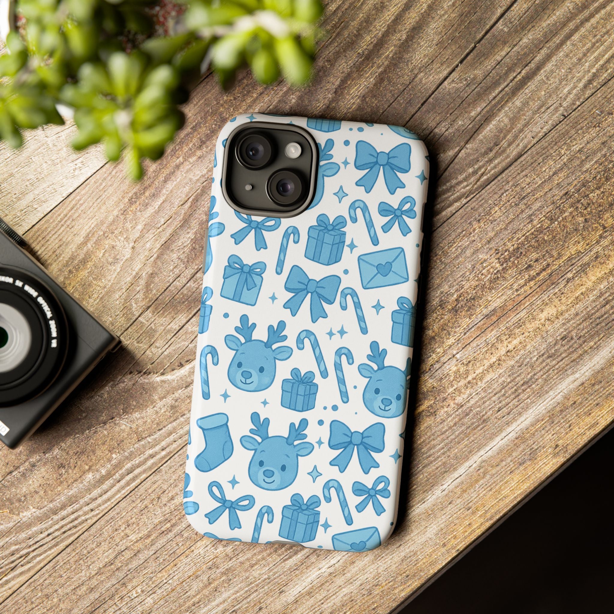 Cute Blue Christmas Phone Case