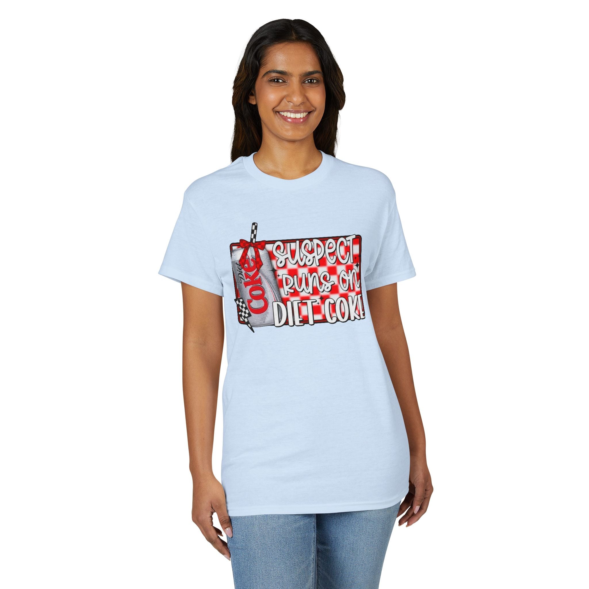 Suspects Runs on Diet Coke Gildan unisex T-Shirt