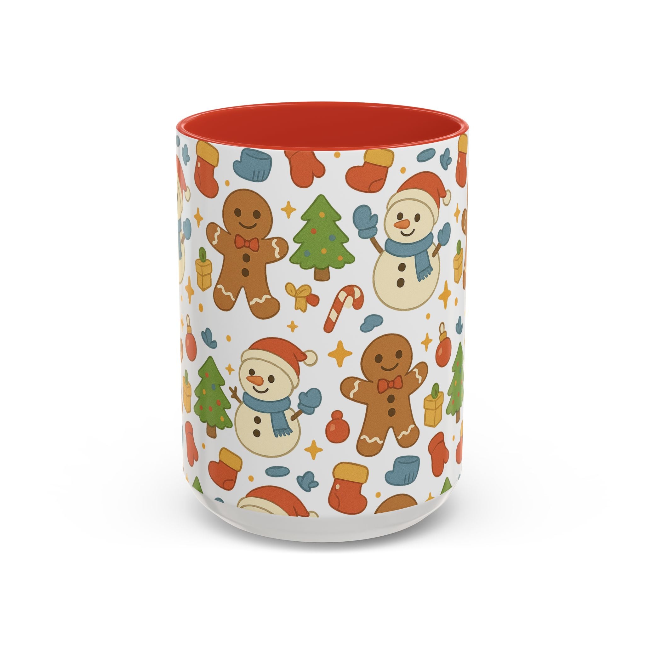 Cute Gingerbread/ Snowmen Christmas Mug