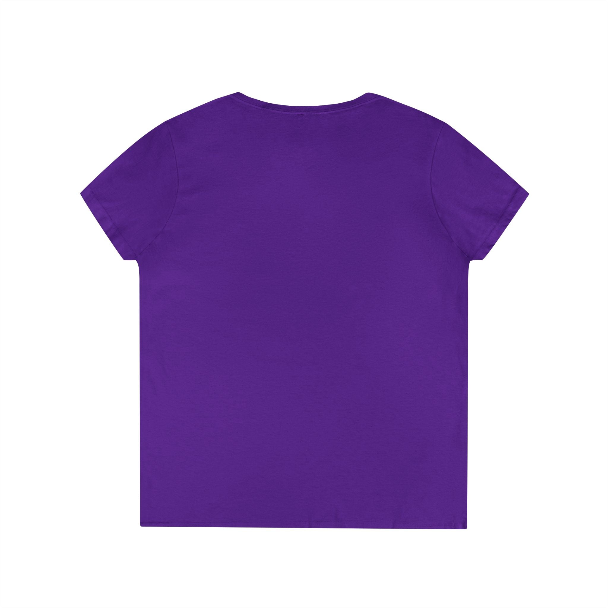 White Ribbon Support Gildan V-Neck Tee