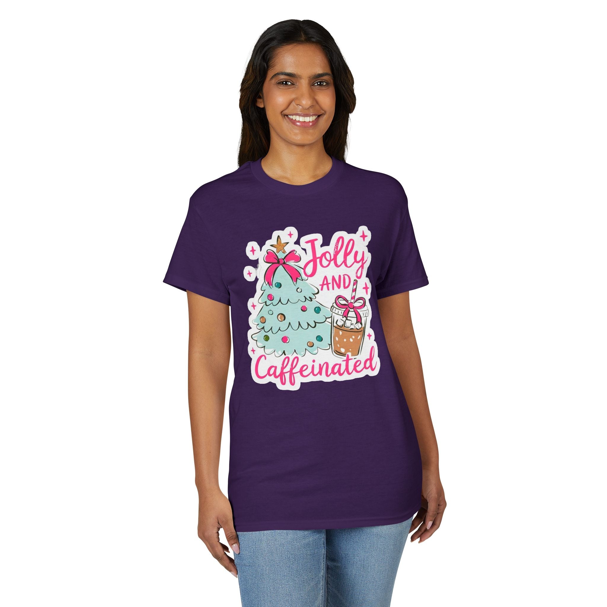 Jolly and Caffeinated Gildan unisex T-Shirt