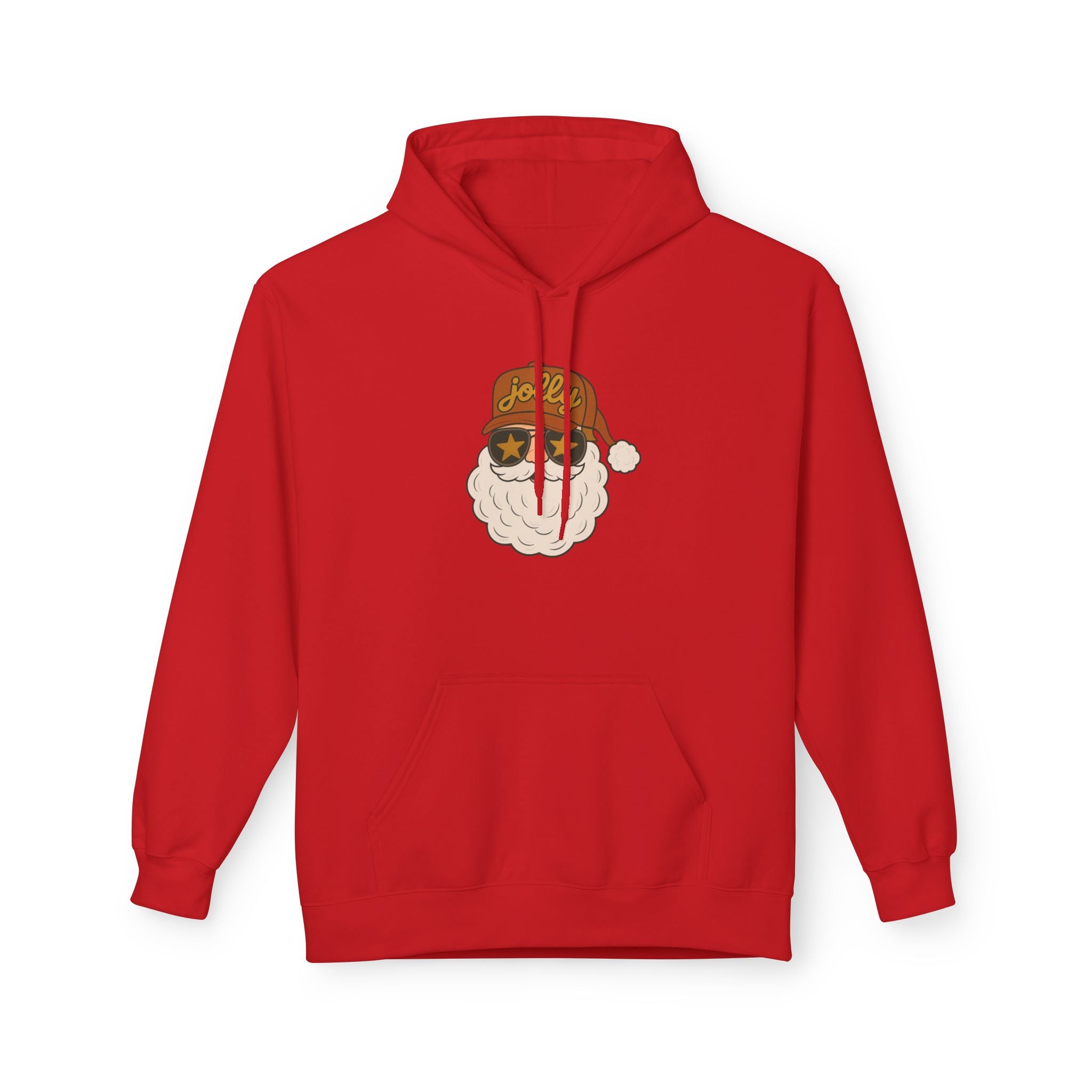 Jolly Santa Fleece Hoodie