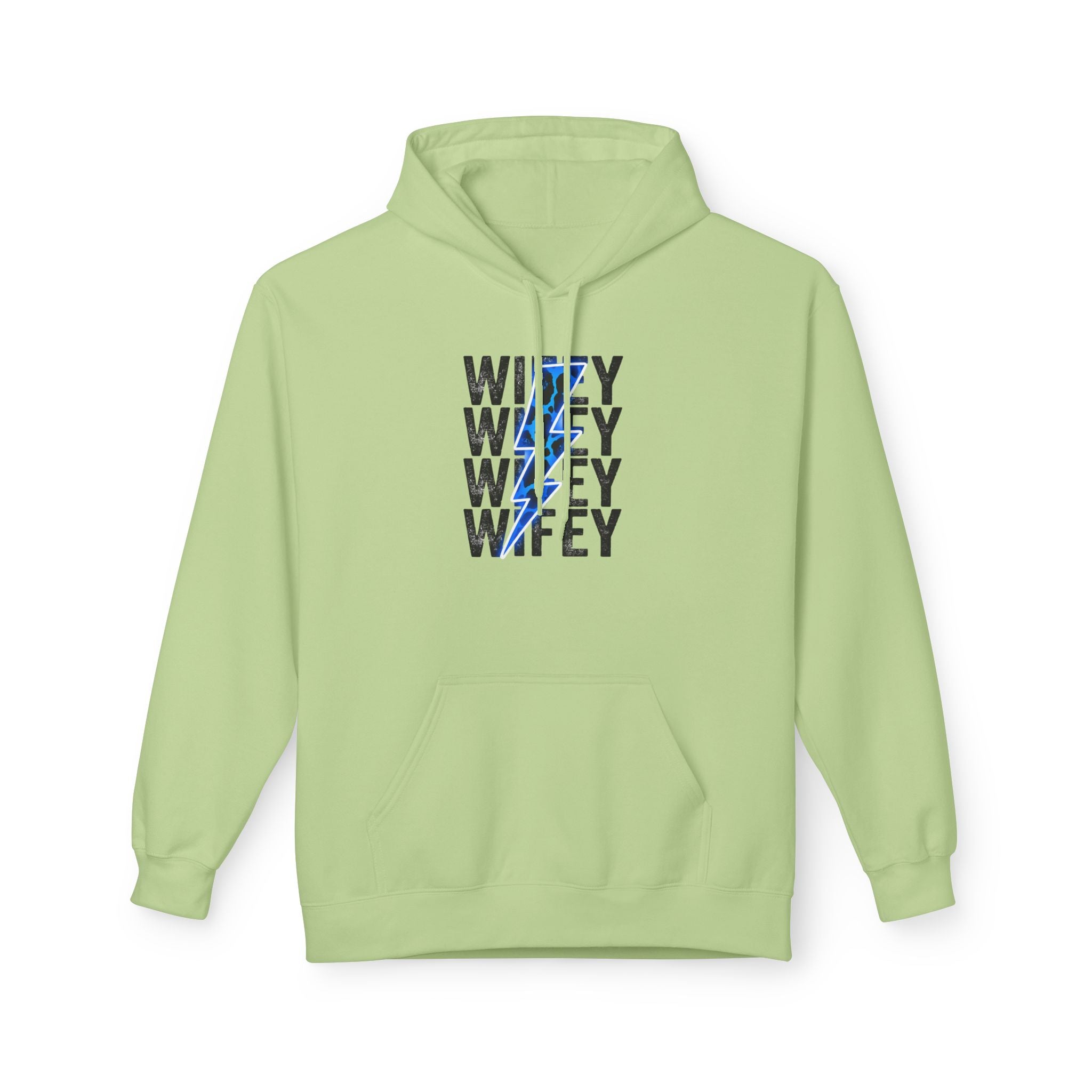 Blue Wifey Fleece Hoodie
