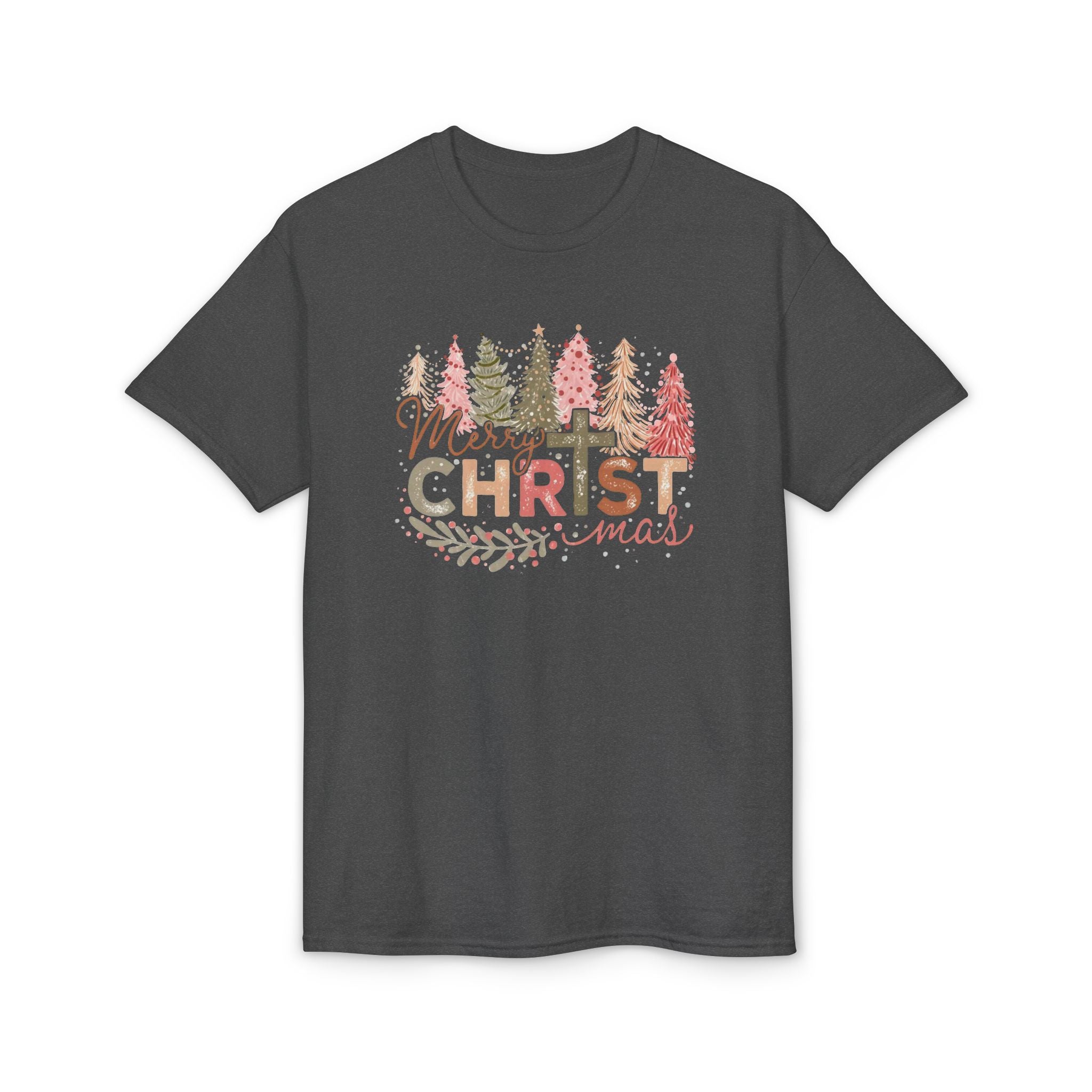 Merry Christmas Cross Gildan unisex T-Shirt