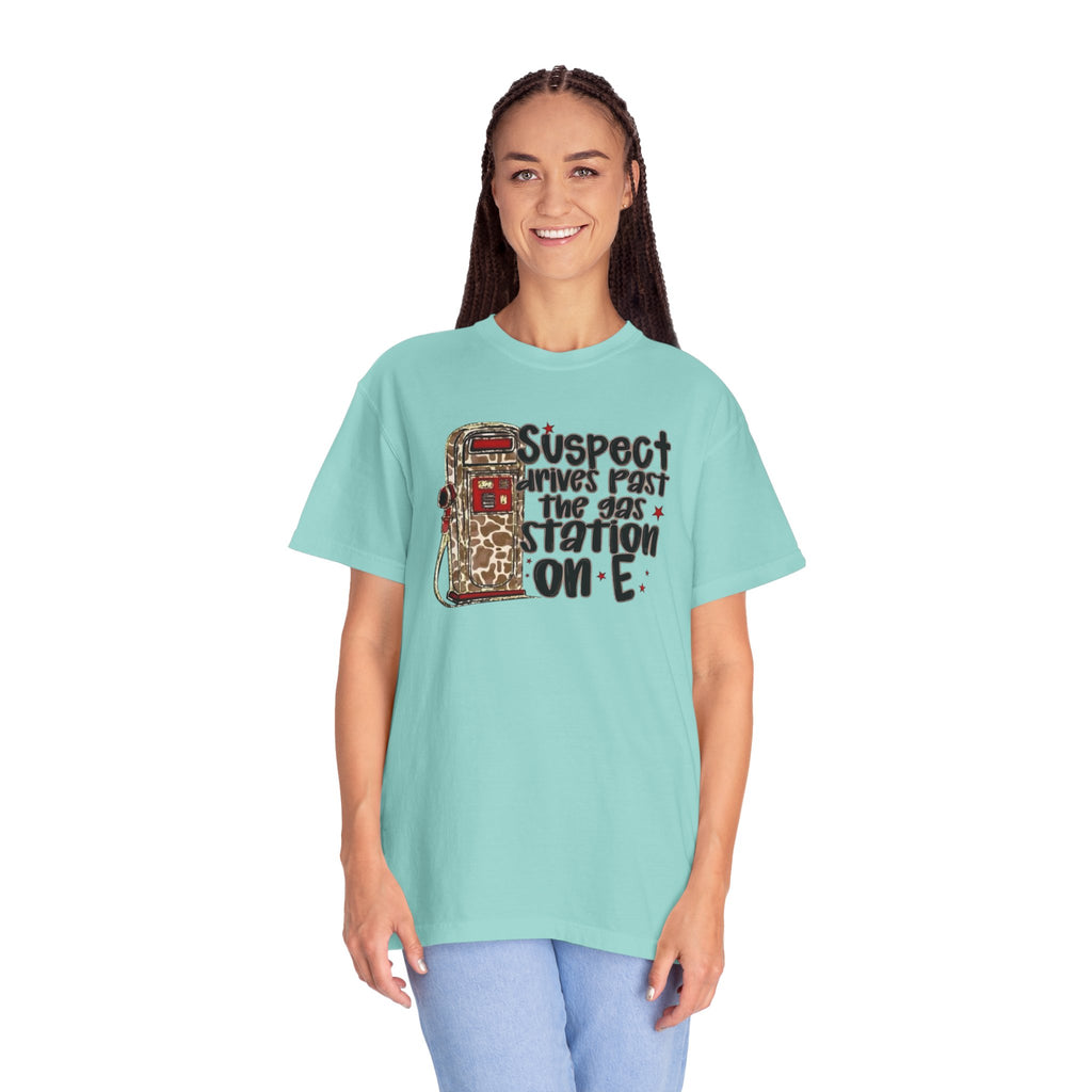 Suspect Drives on E Unisex T-Shirt