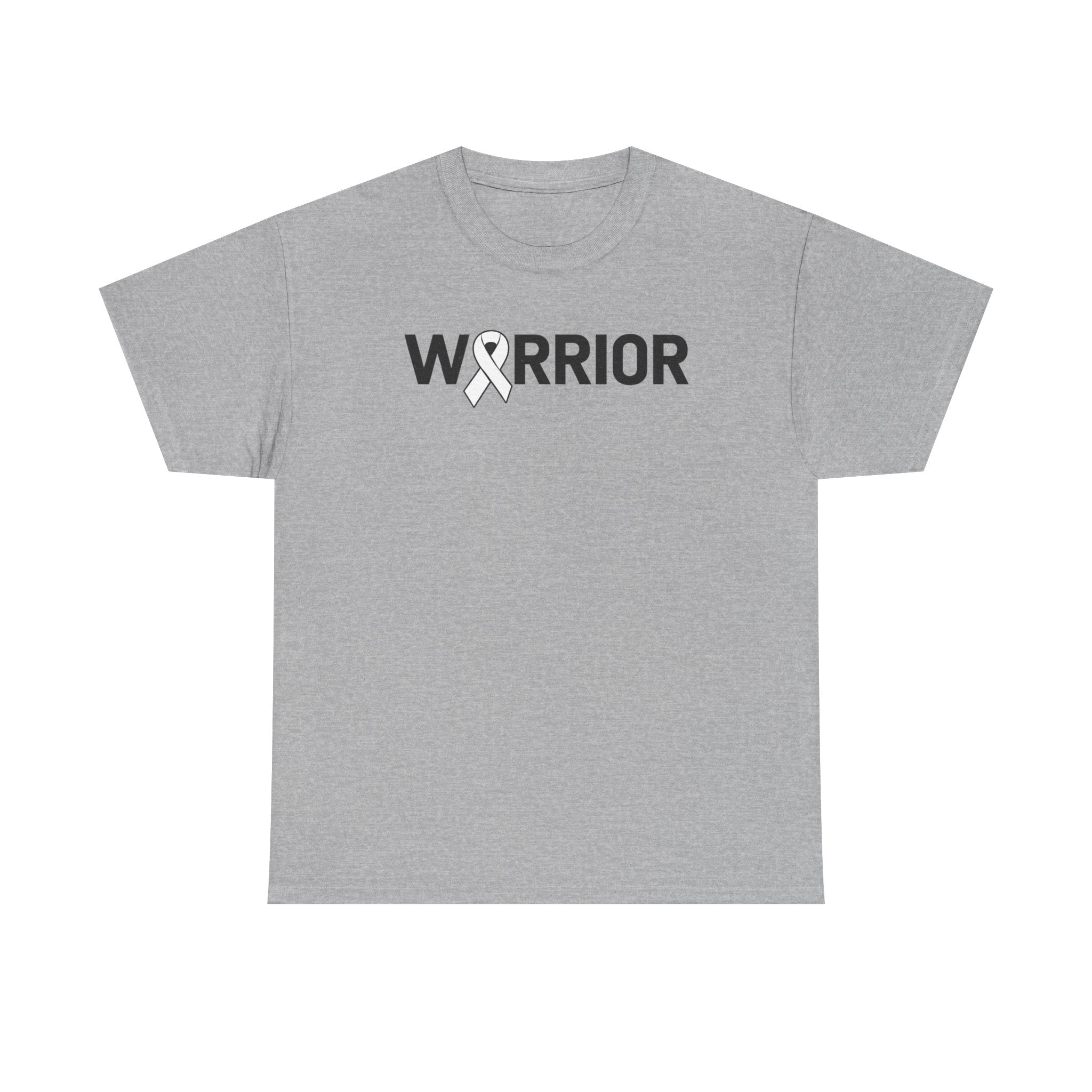 White Ribbon Warrior Unisex Gildan T-Shirt
