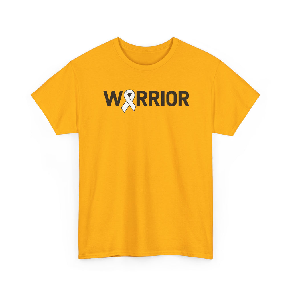 White Ribbon Warrior Unisex Gildan T-Shirt