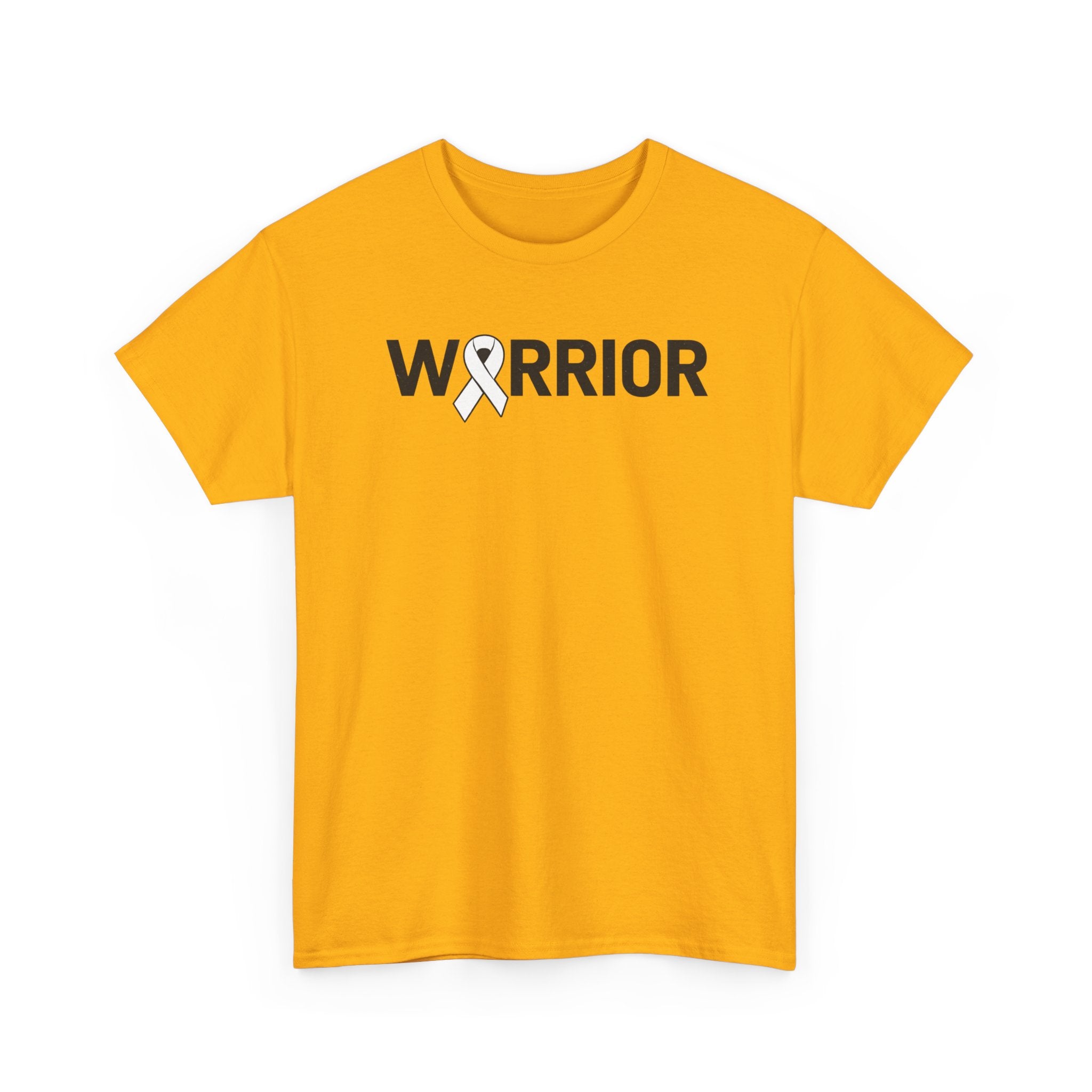 White Ribbon Warrior Unisex Gildan T-Shirt