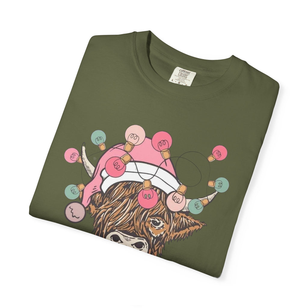 Christmas Cow Unisex T-Shirt