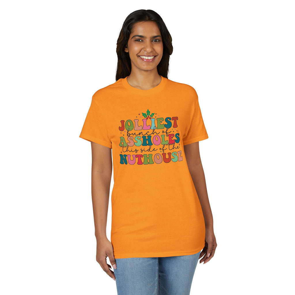 Jolliest Nuthouse Gildan unisex T-Shirt