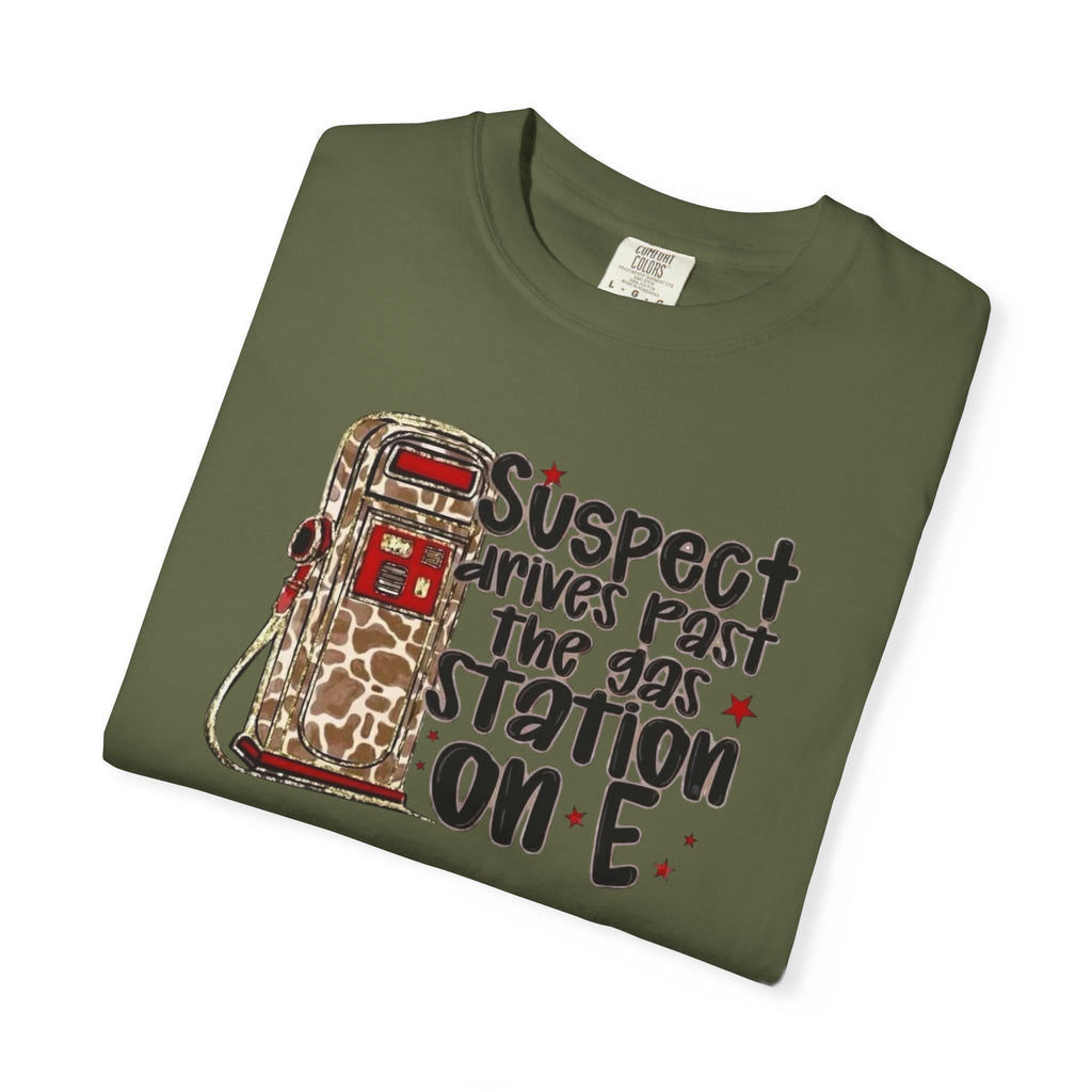 Suspect Drives on E Unisex T-Shirt