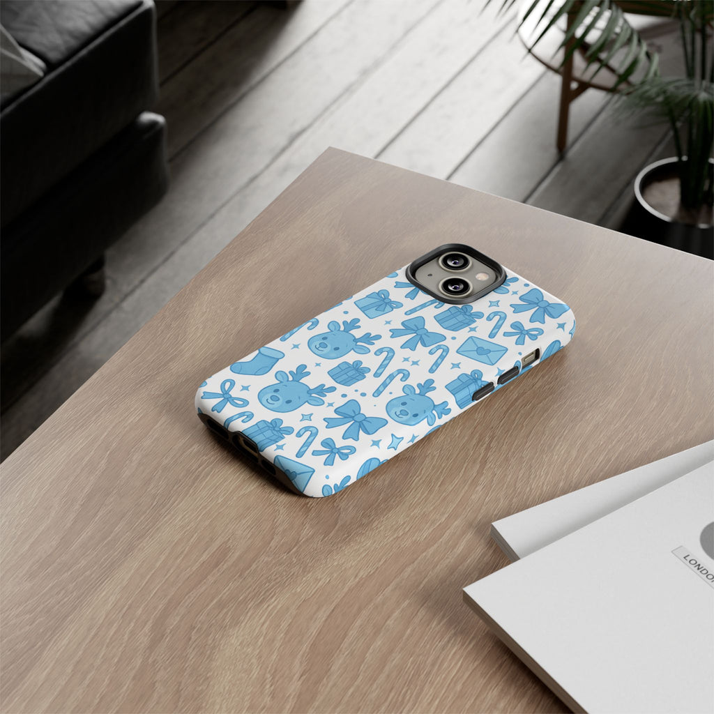 Cute Blue Christmas Phone Case