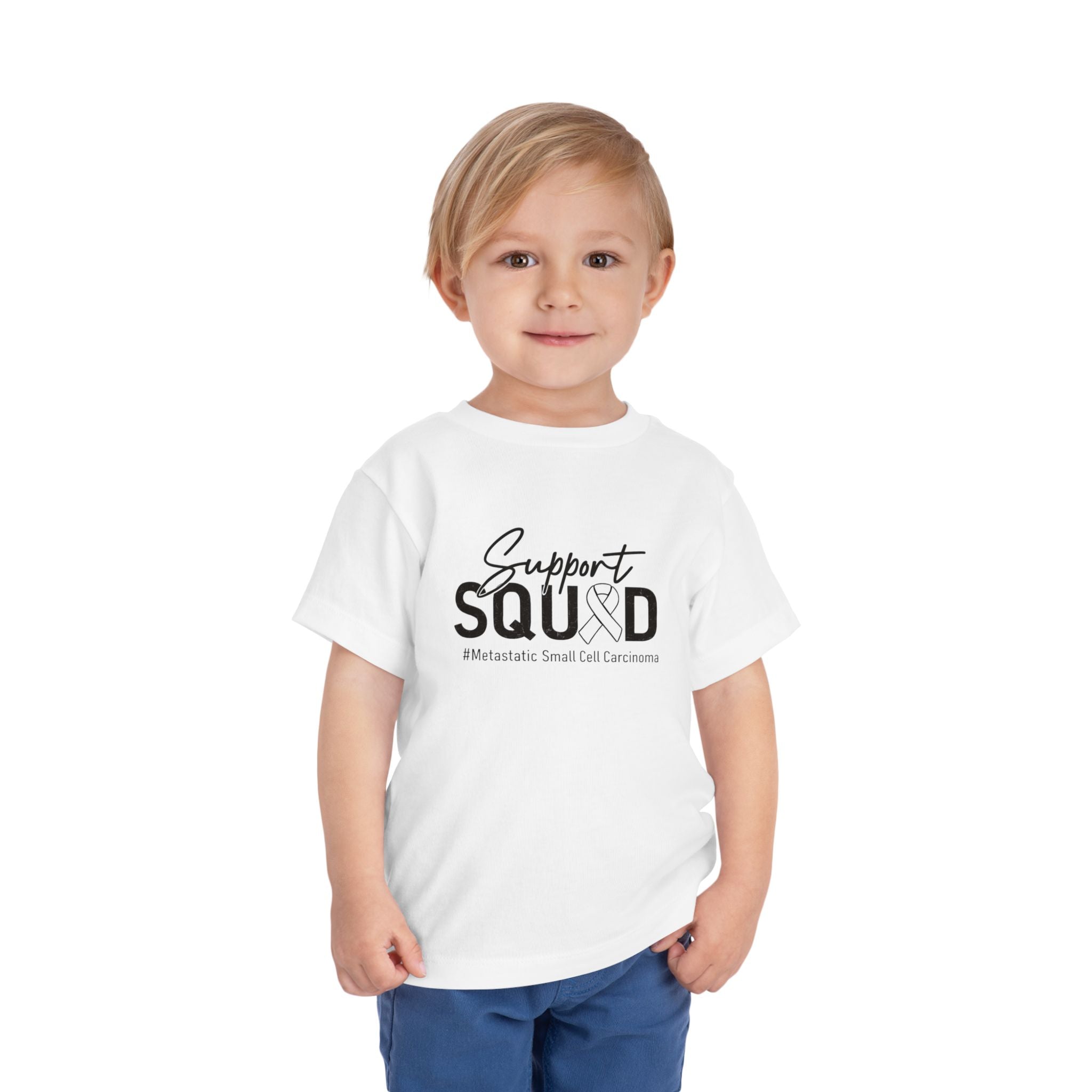 White Ribbon Support Toddler Tee