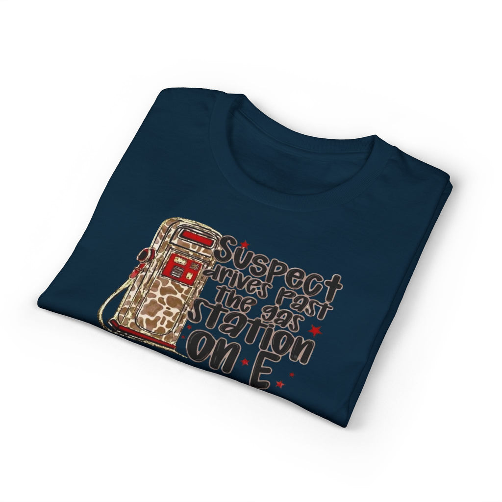 Suspect Drives on E unisex T-Shirt