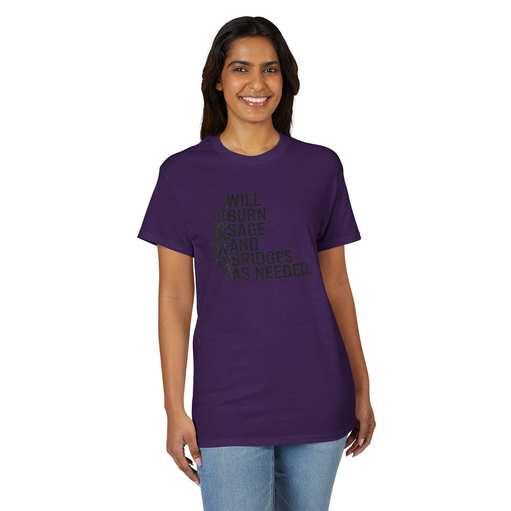 Burn Sage and Bridges Gildan unisex T-Shirt