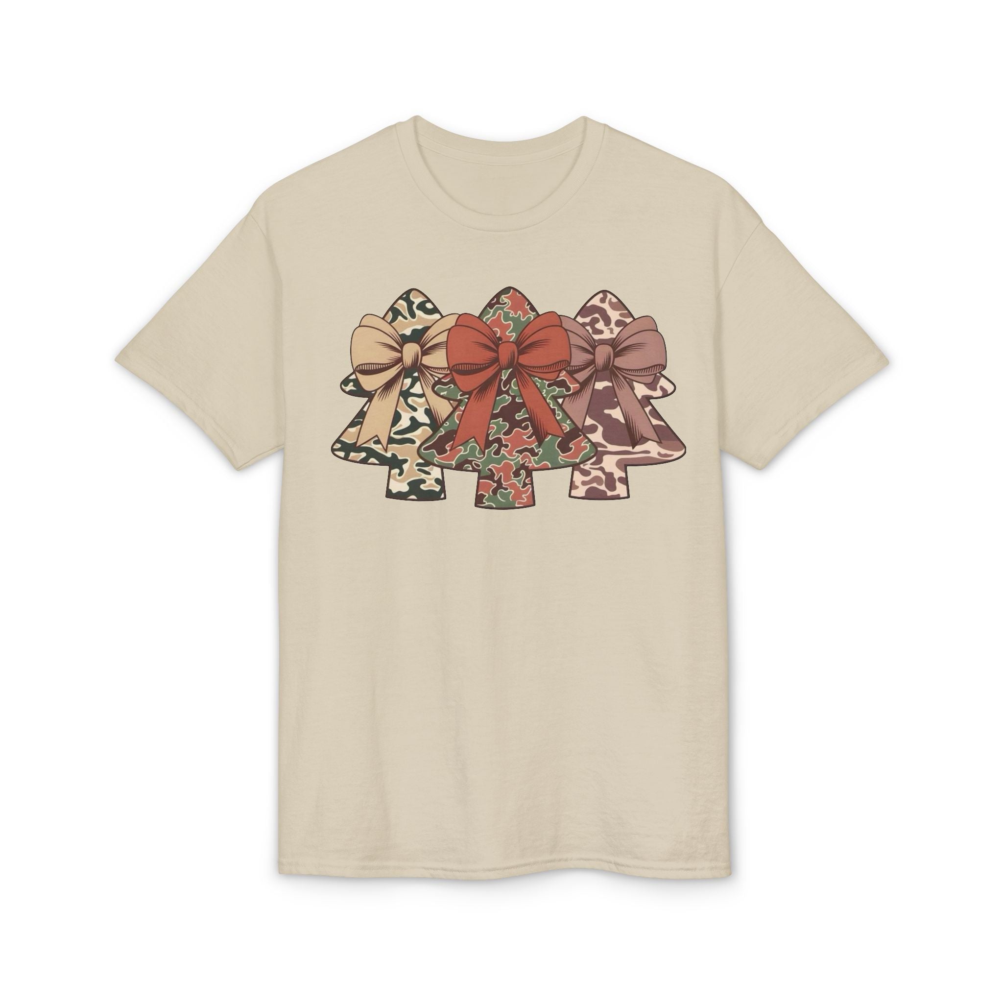 Camo Bow Trees Gildan unisex T-Shirt