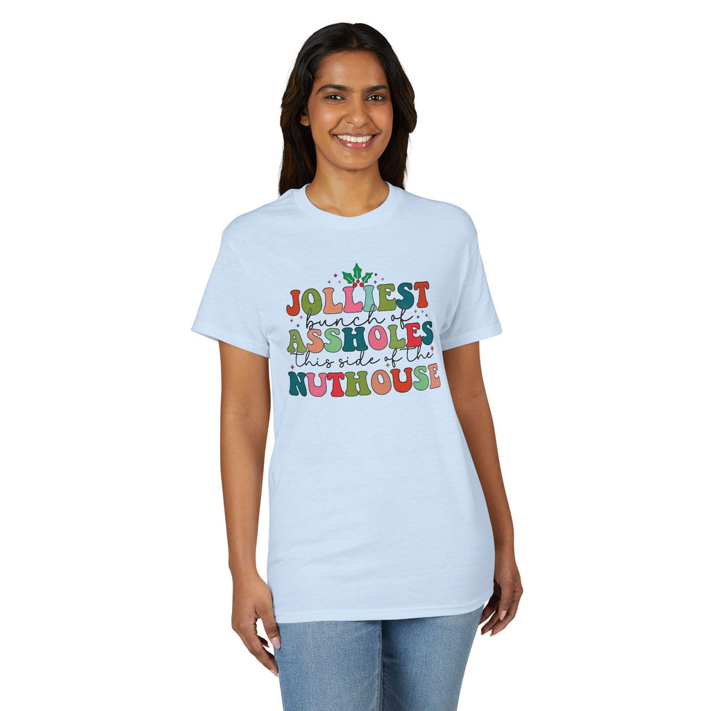 Jolliest Nuthouse Gildan unisex T-Shirt