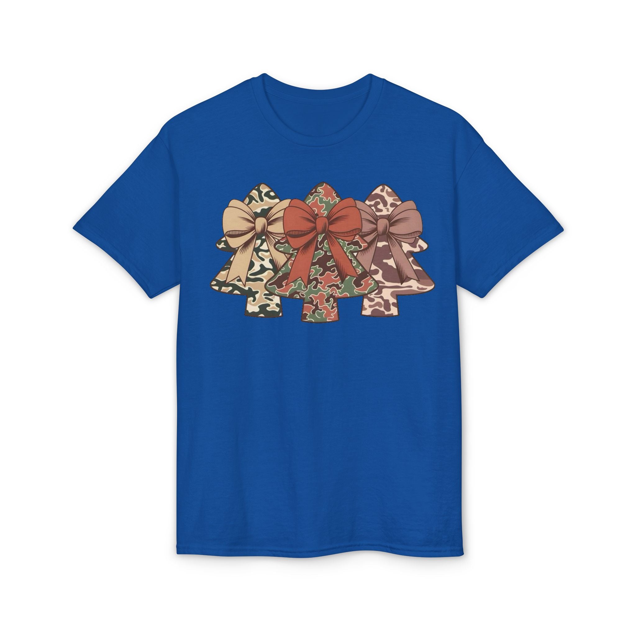 Camo Bow Trees Gildan unisex T-Shirt