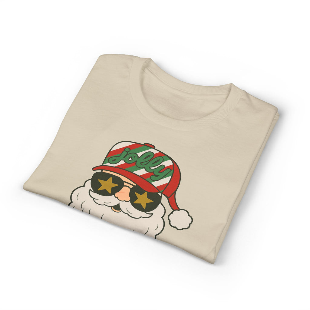 Striped Jolly Santa Gildan unisex T-Shirt