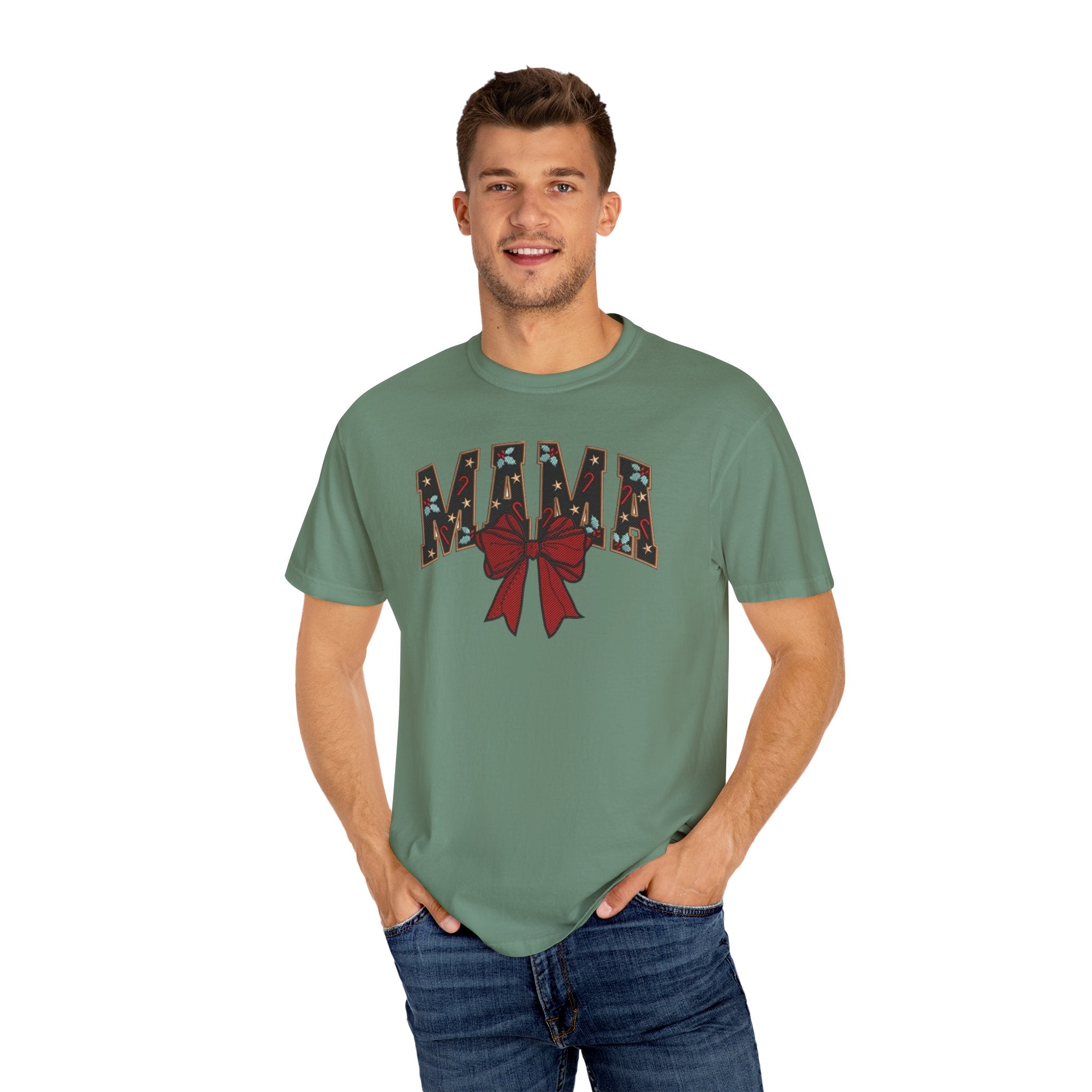 Festive Mama Bow Unisex T-Shirt