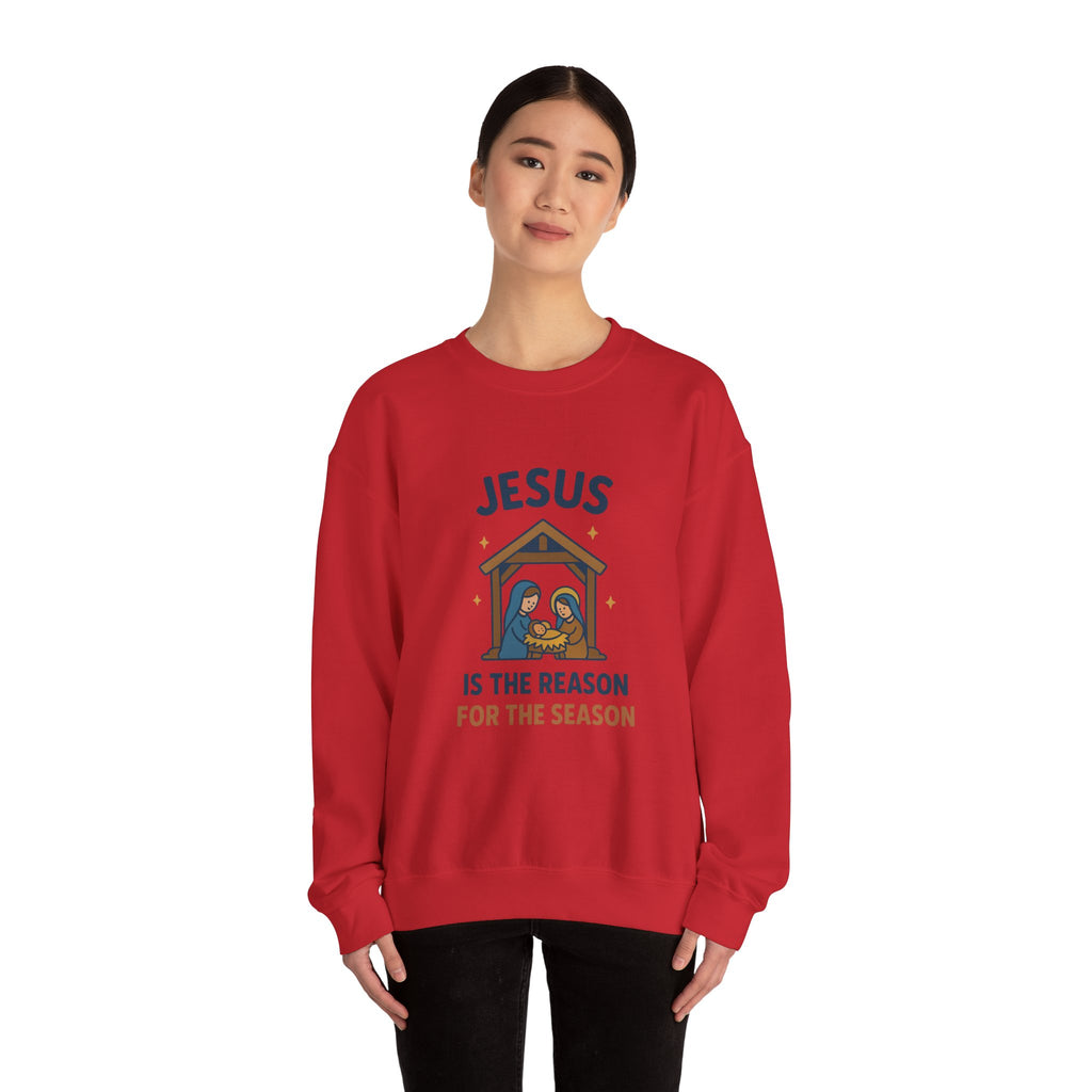 Christmas Sweatshirt - Jesus is the Reason for the Season