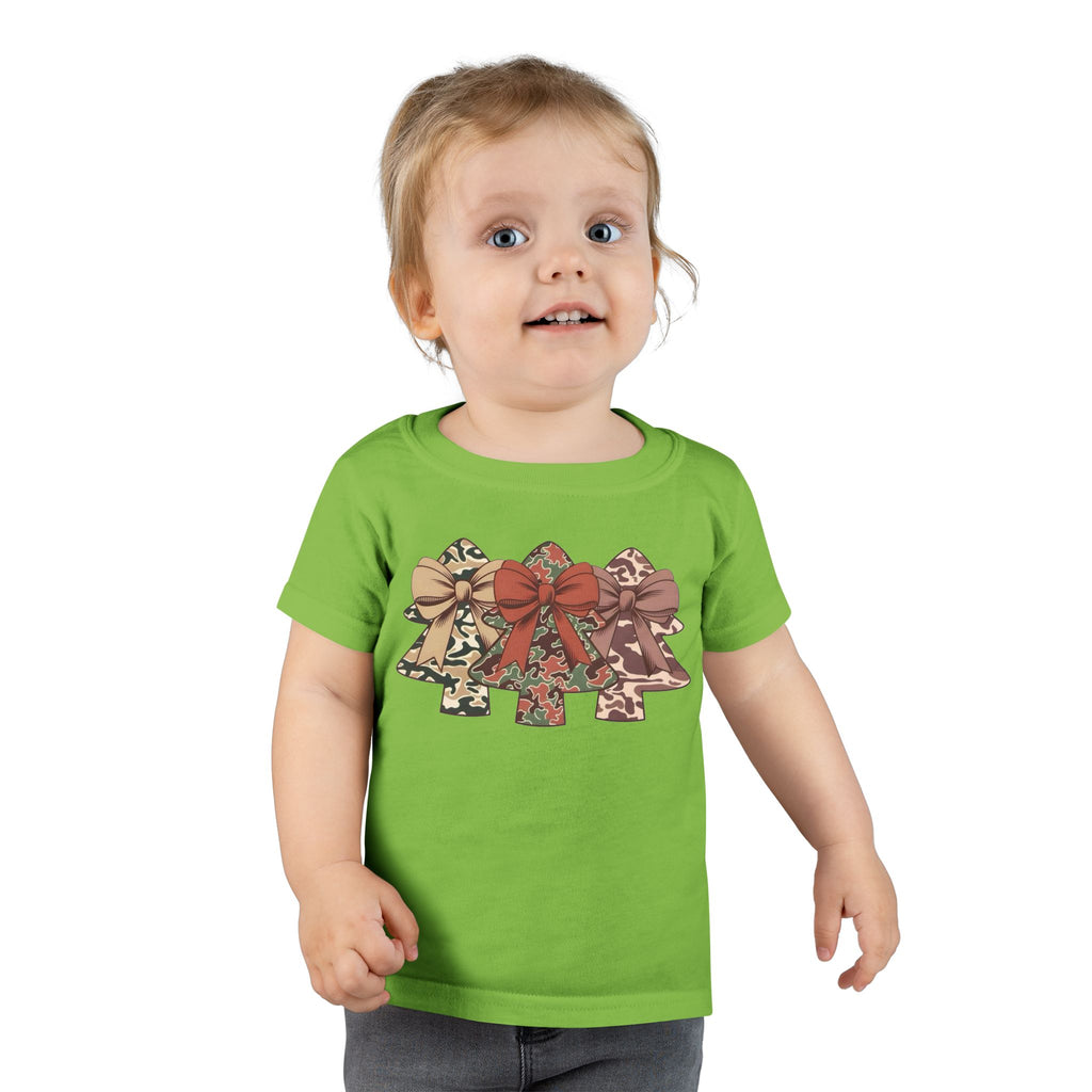 Camo Bow Trees Toddler T-Shirt