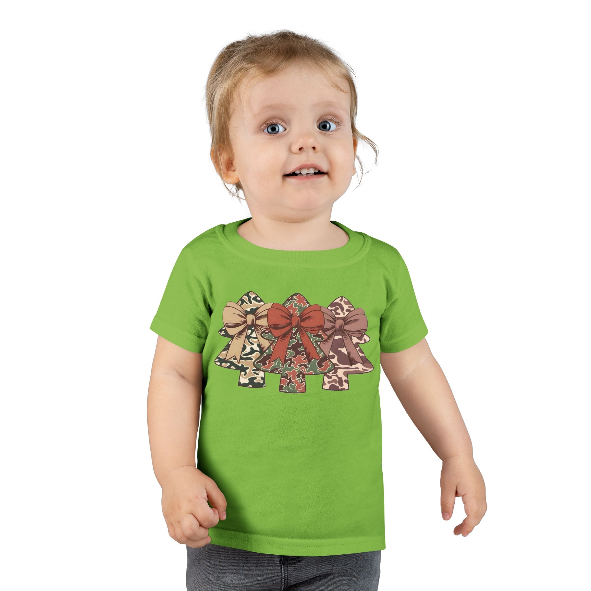 Camo Bow Trees Toddler T-Shirt