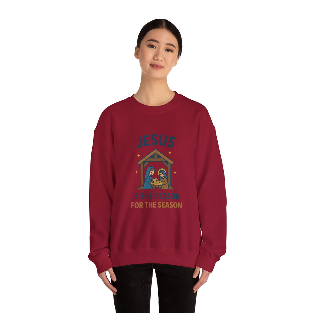 Christmas Sweatshirt - Jesus is the Reason for the Season