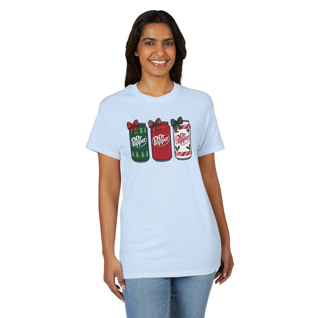 Festive Dr.Pepper Gildan unisex T-Shirt